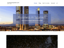 Tablet Screenshot of businessinspanien.com